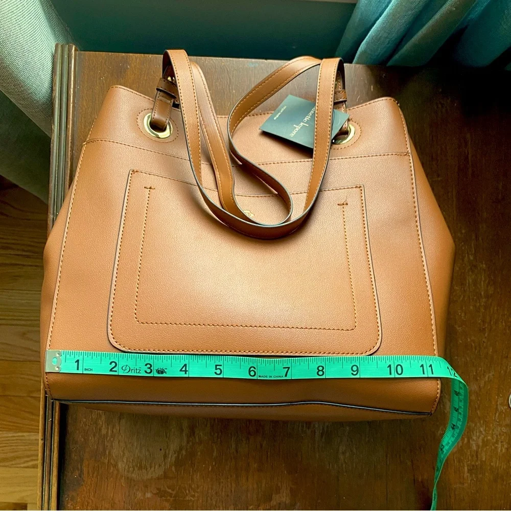 Nanette Lepore Vegan Leather Tote Handbag - Picture 9 of 11